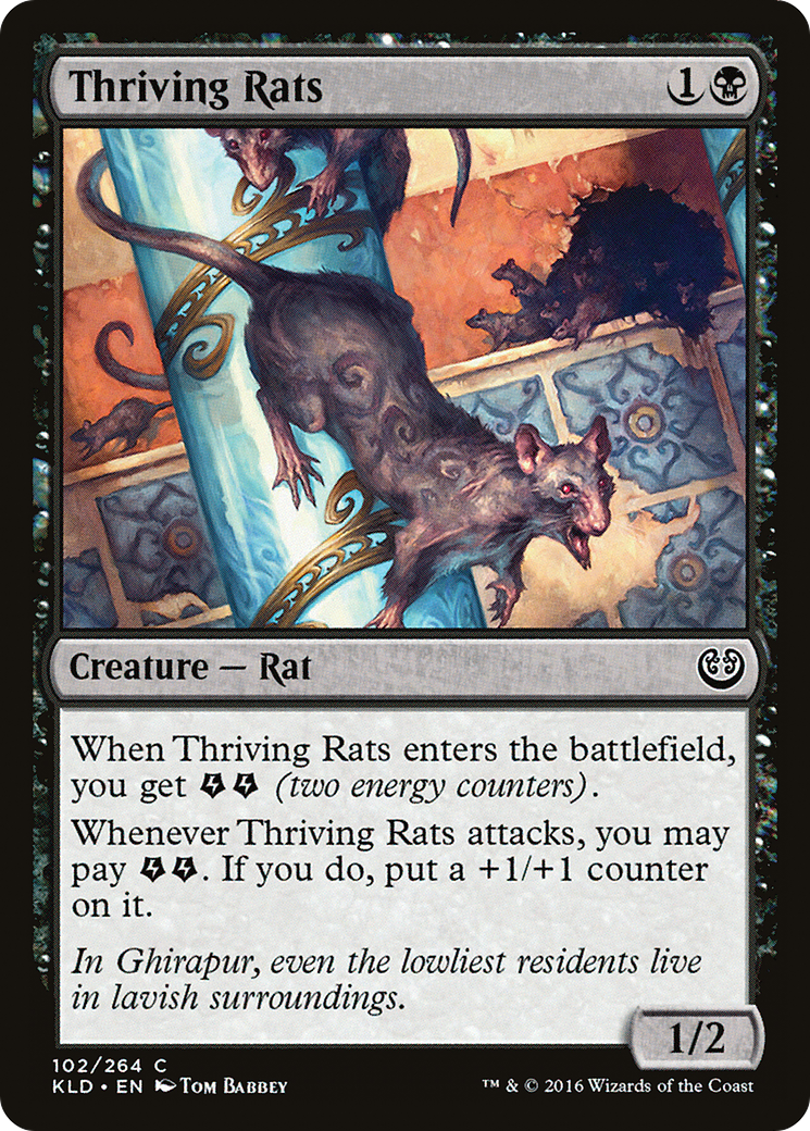 Thriving Rats (KLD-102)  Foil - Kaladesh