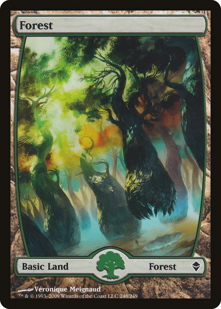 Forest (248) - Full Art (ZEN-248) - Zendikar Foil
