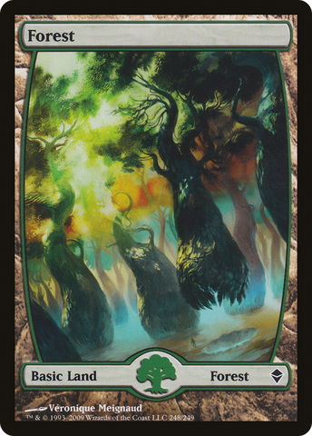 Forest (248) - Full Art (ZEN-248) - Zendikar Foil