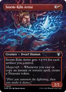Storm-Kiln Artist (Borderless) (CMM-644)  Foil - Commander Masters