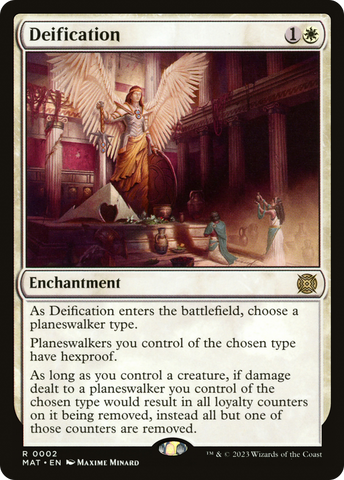 Deification (MAT-002)  Foil - March of the Machine: The Aftermath