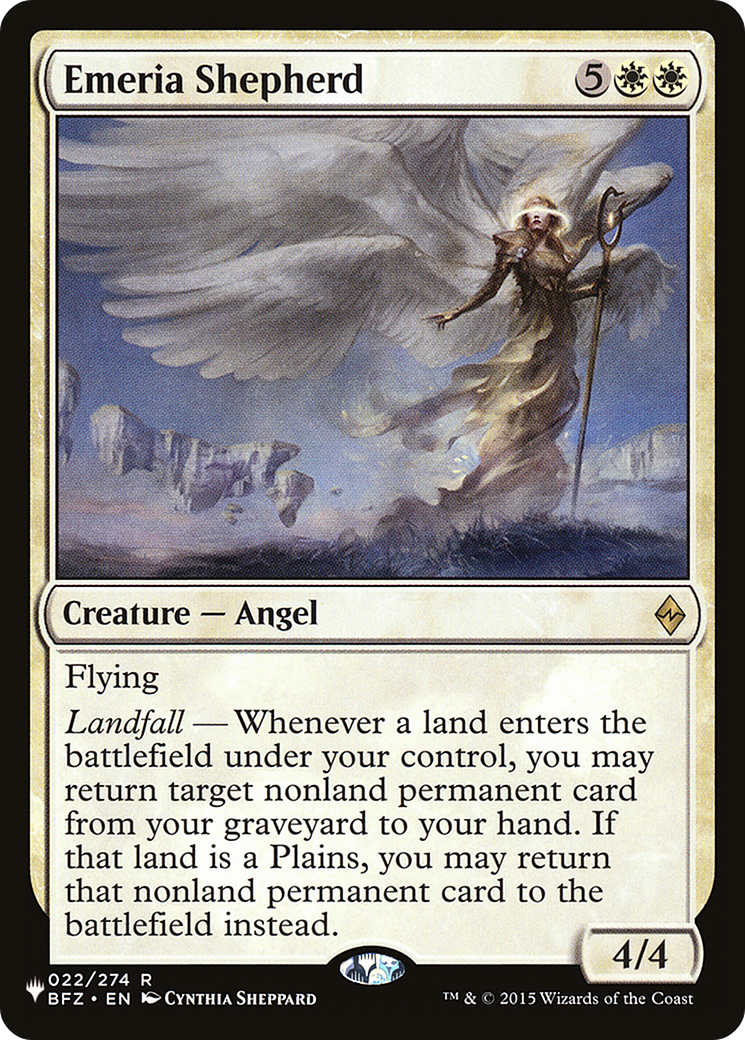 Emeria Shepherd (LIST-022)  Foil - The List