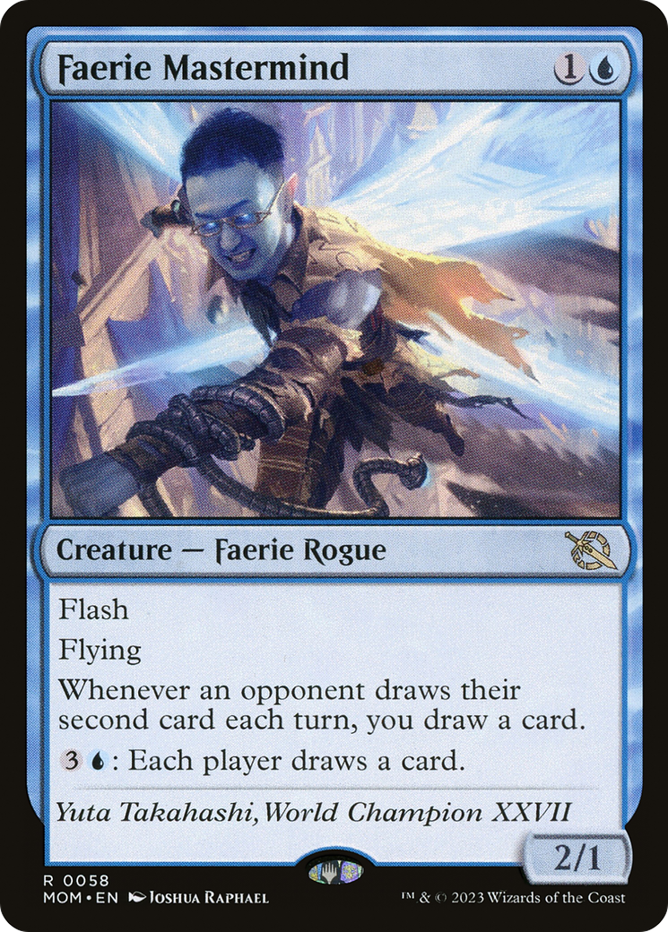 Faerie Mastermind (MOM-058)  - March of the Machine
