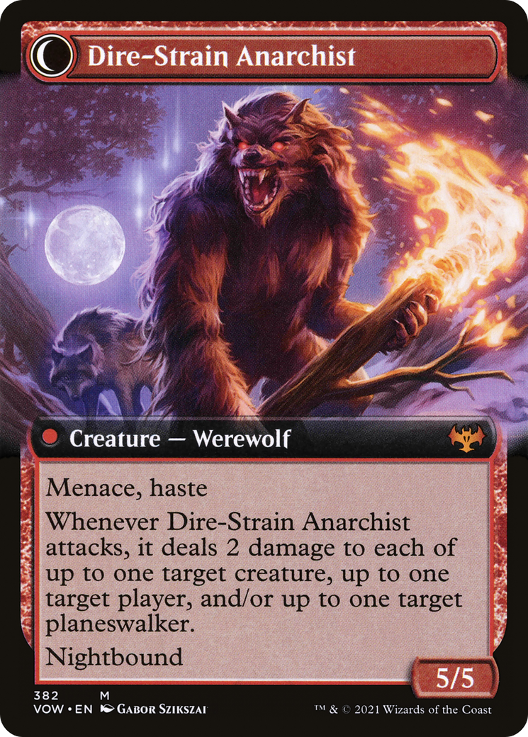 Volatile Arsonist (Extended Art) (VOW-382)  - Innistrad: Crimson Vow: (Extended Art, Double Faced Transform)