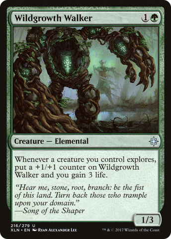Wildgrowth Walker (XLN-216)  - Ixalan