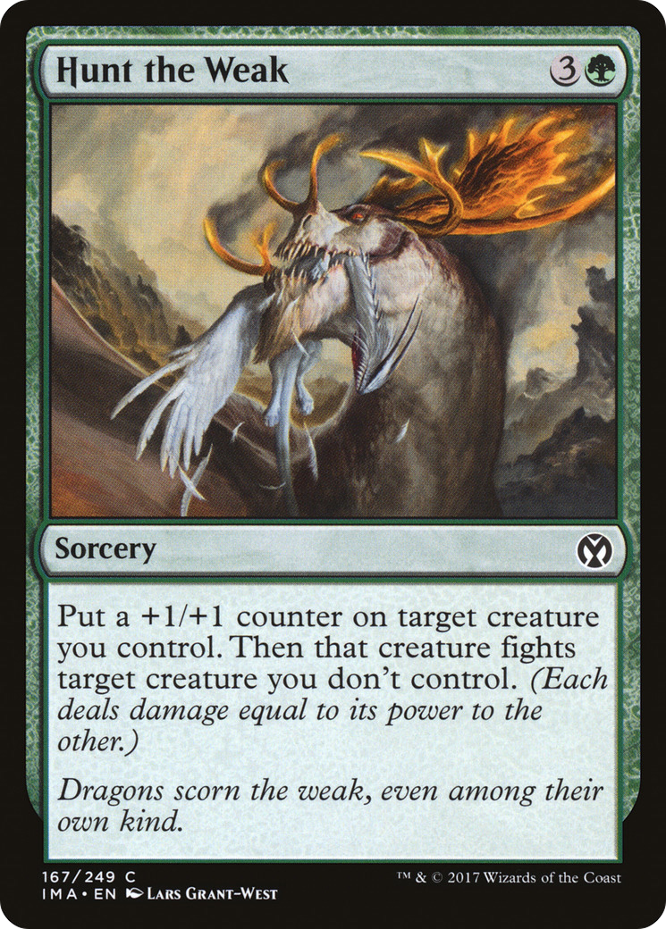 Hunt the Weak (IMA-167)  - Iconic Masters
