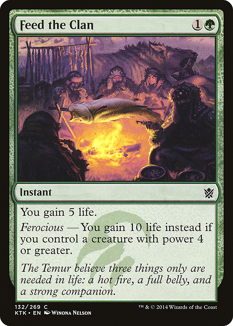 Feed the Clan (KTK-132) - Khans of Tarkir