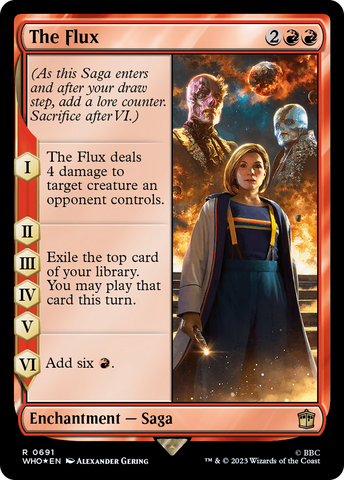 The Flux (Surge Foil) (WHO-691)  Foil - Doctor Who