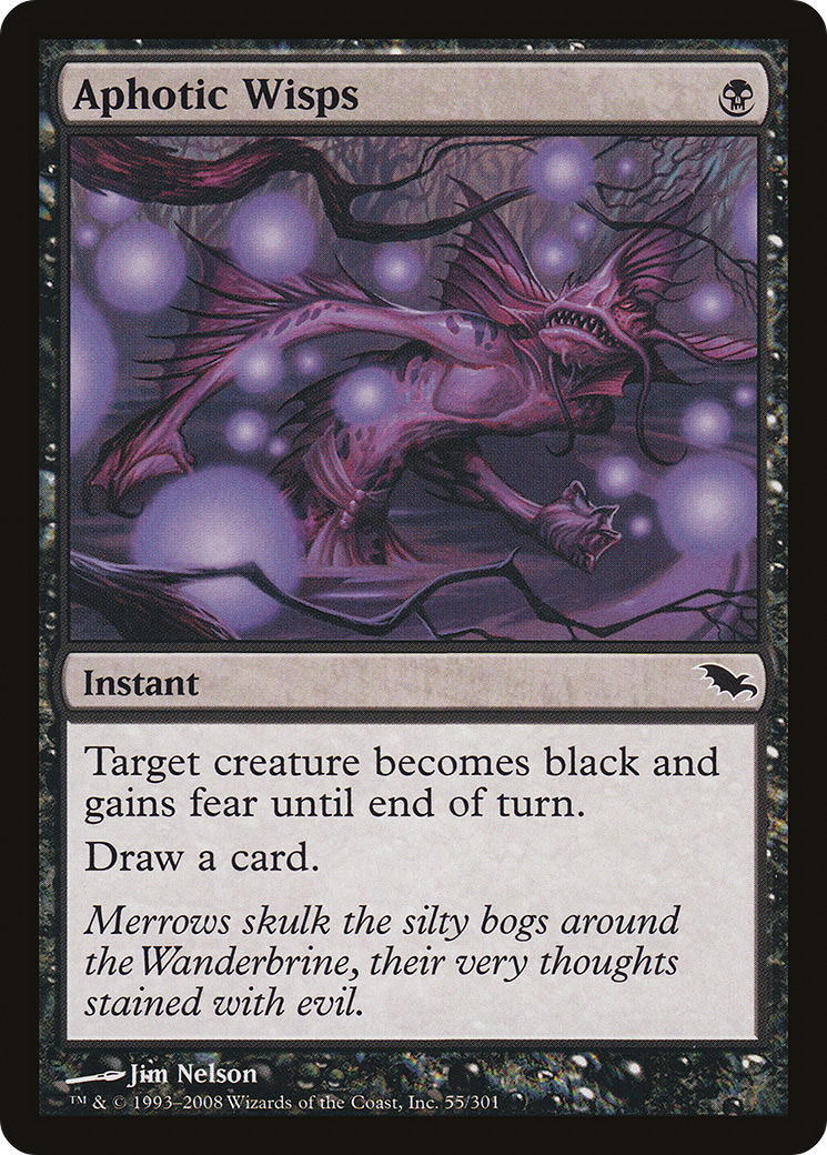 Aphotic Wisps (SHM-055)  - Shadowmoor