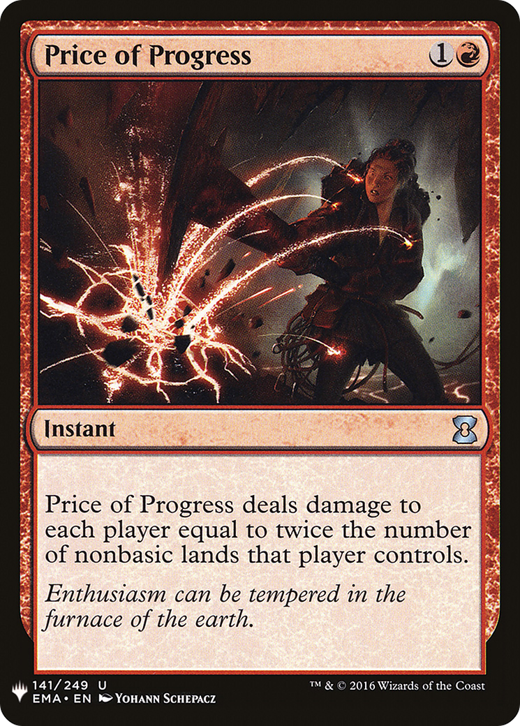 Price of Progress (LIST-141)  - The List