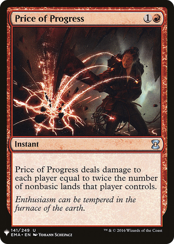 Price of Progress (LIST-141)  - The List