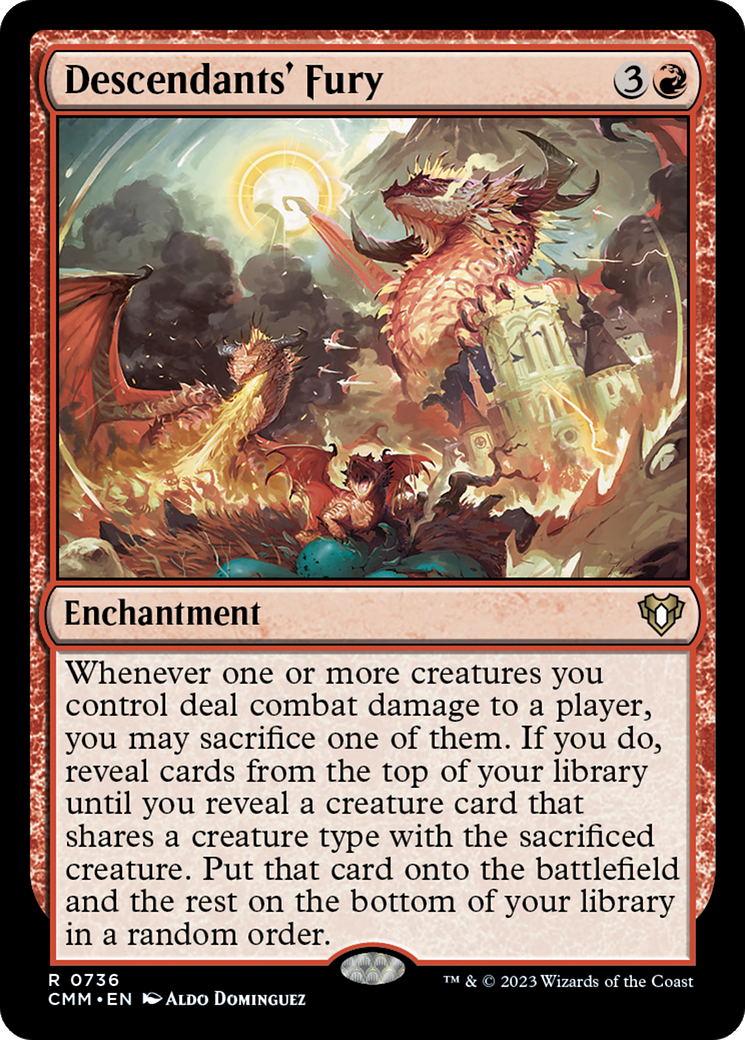 Descendants' Fury (CMM-736)  - Commander Masters