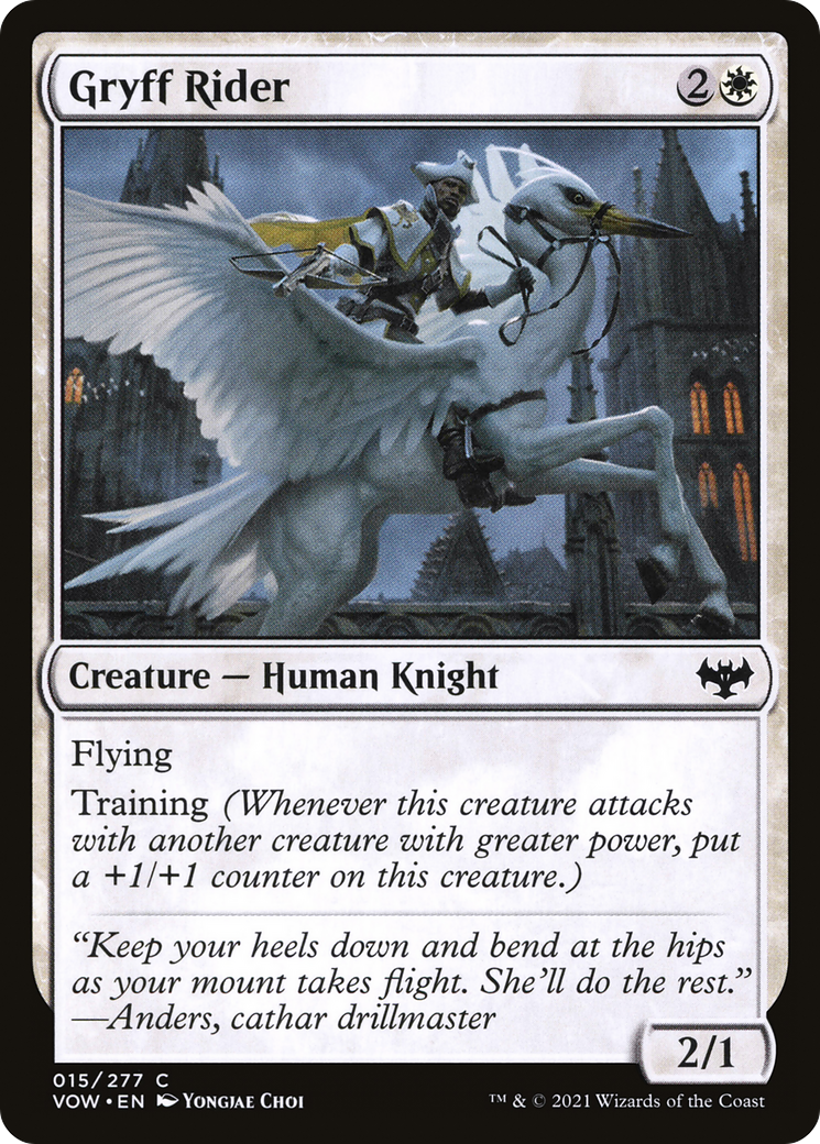 Gryff Rider (VOW-015)  Foil - Innistrad: Crimson Vow