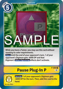 Pause Plug-In P - P-095 (3rd Anniversary Update Pack) (P-095) - Digimon Promotion Cards Foil