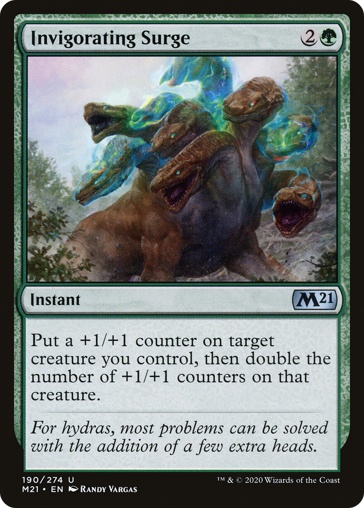 Invigorating Surge (M21-190)  Foil - Core Set 2021