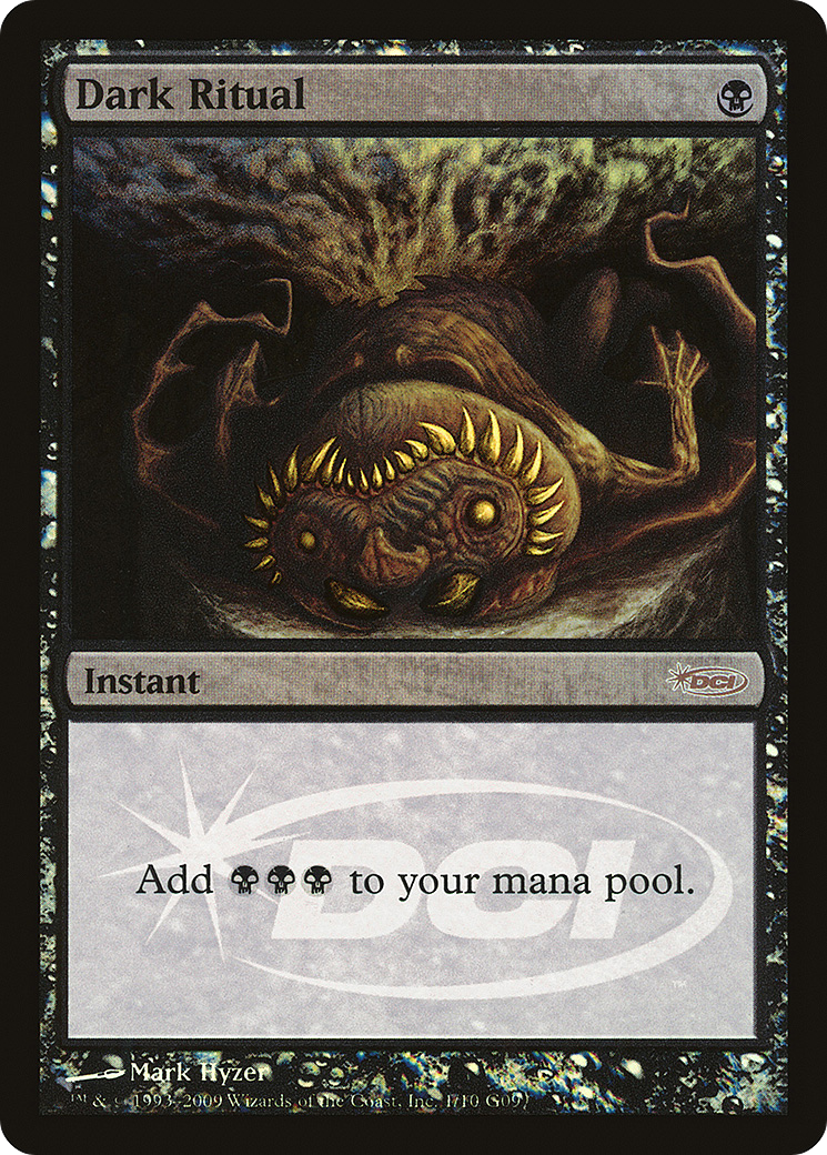 Dark Ritual (JDG-001)  Foil - Judge Gift Cards 2009