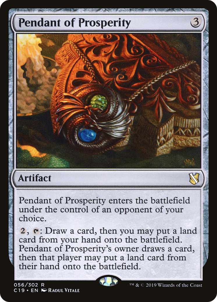 Pendant of Prosperity (C19-056)  - Commander 2019