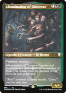 Abomination of Llanowar (Foil Etched) (CMR-585)  Foil - Commander Legends