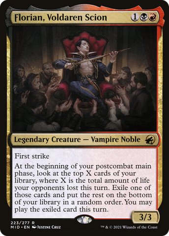 Florian, Voldaren Scion (MID-223)  Foil - Innistrad: Midnight Hunt