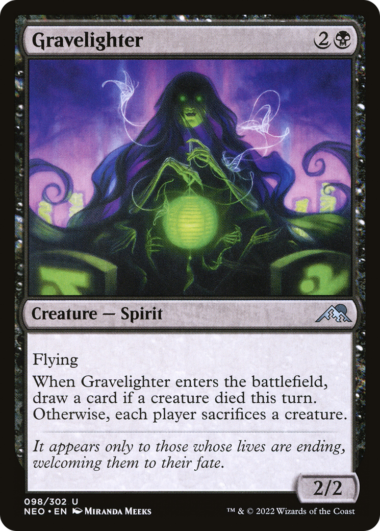 Gravelighter (NEO-098)  Foil - Kamigawa: Neon Dynasty