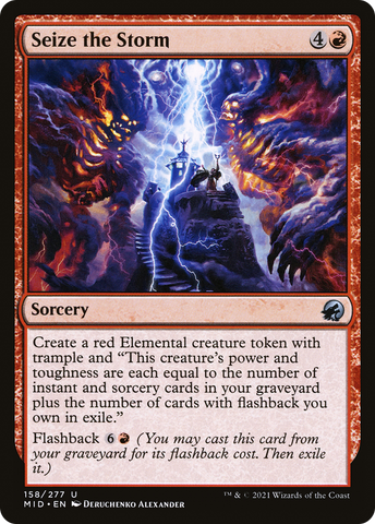 Seize the Storm (MID-158)  - Innistrad: Midnight Hunt