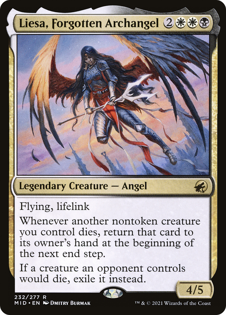 Liesa, Forgotten Archangel (MID-232)  Foil - Innistrad: Midnight Hunt