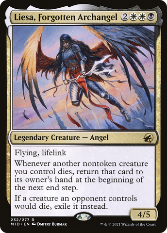 Liesa, Forgotten Archangel (MID-232)  Foil - Innistrad: Midnight Hunt
