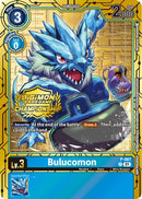Bulucomon - P-067 (Championship 2023 Gold Card Set) (P-067) - Digimon Promotion Cards Foil