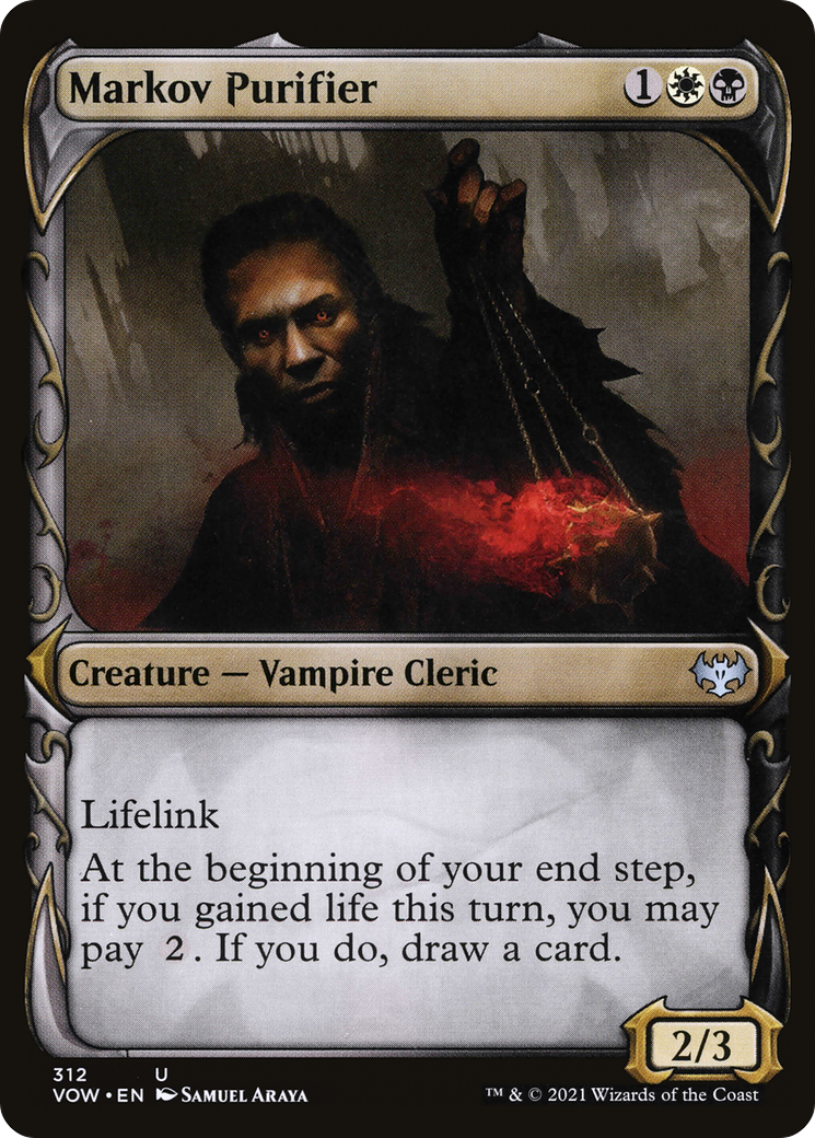 Markov Purifier (Showcase) (VOW-312)  - Innistrad: Crimson Vow: (Showcase)