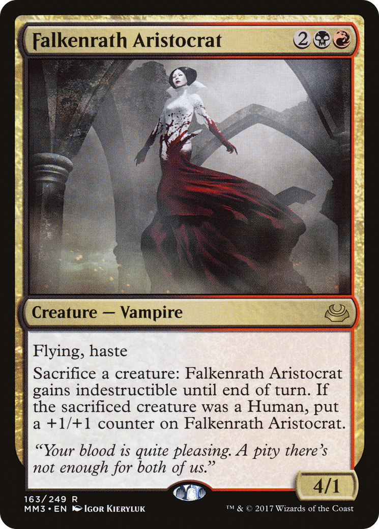 Falkenrath Aristocrat (MM3-163)  Foil - Modern Masters 2017