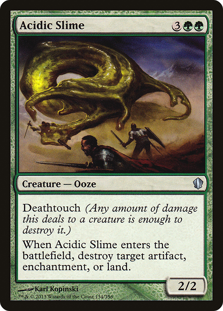 Acidic Slime (C13-134)  - Commander 2013