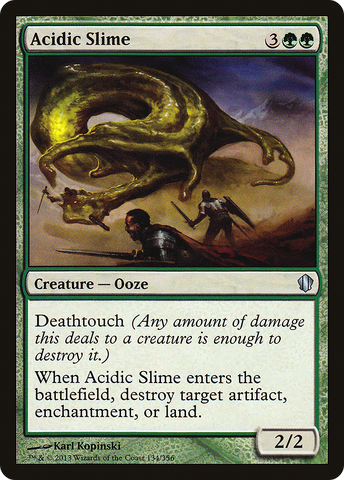 Acidic Slime (C13-134)  - Commander 2013