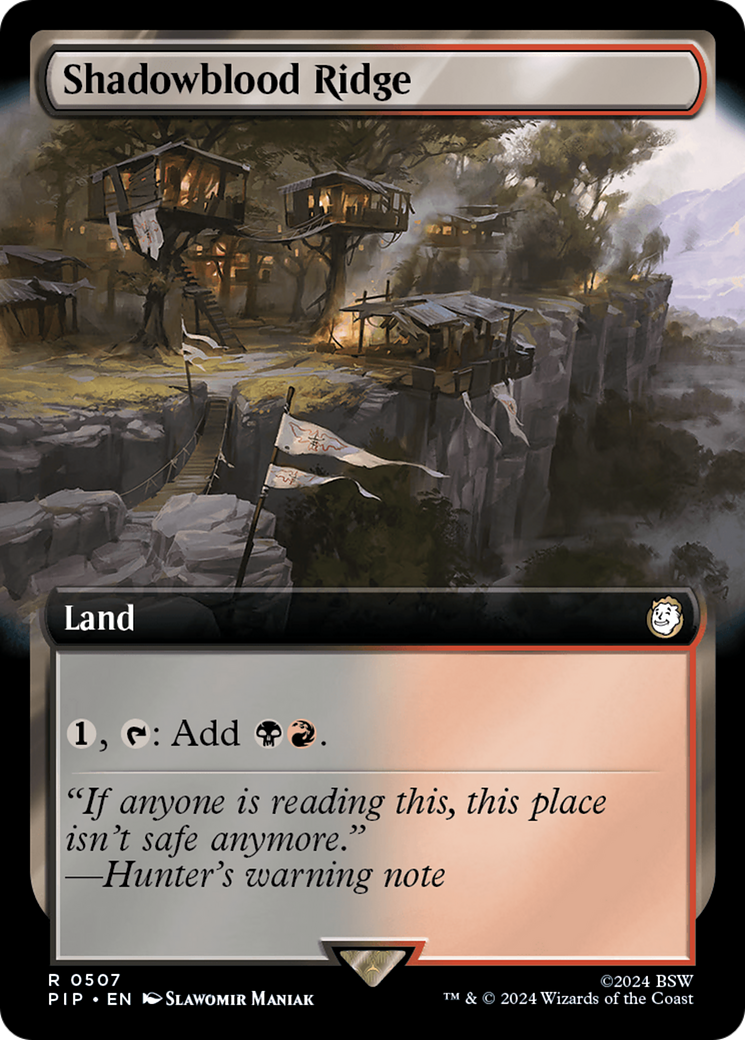 Shadowblood Ridge (Extended Art) (PIP-507)  - Fallout: (Extended Art)