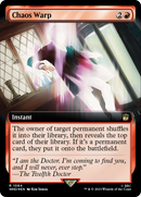 Chaos Warp (Extended Art) (Surge Foil) (WHO-1064)  Foil - Doctor Who: (Extended Art)