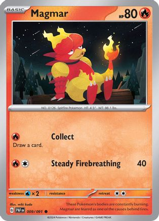 Magmar 009  SV Paldean Fates