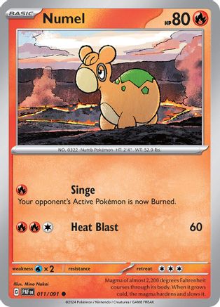 Numel 011  SV Paldean Fates