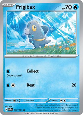 Frigibax 017/091 - Reverse Holofoil SV Paldean Fates