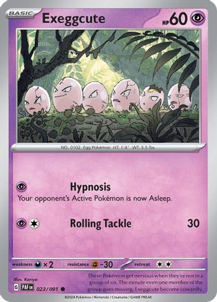 Exeggcute 023  SV Paldean Fates