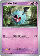 Woobat 032 - Reverse Holofoil SV Paldean Fates