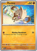Mankey 045/091 - Reverse Holofoil SV Paldean Fates