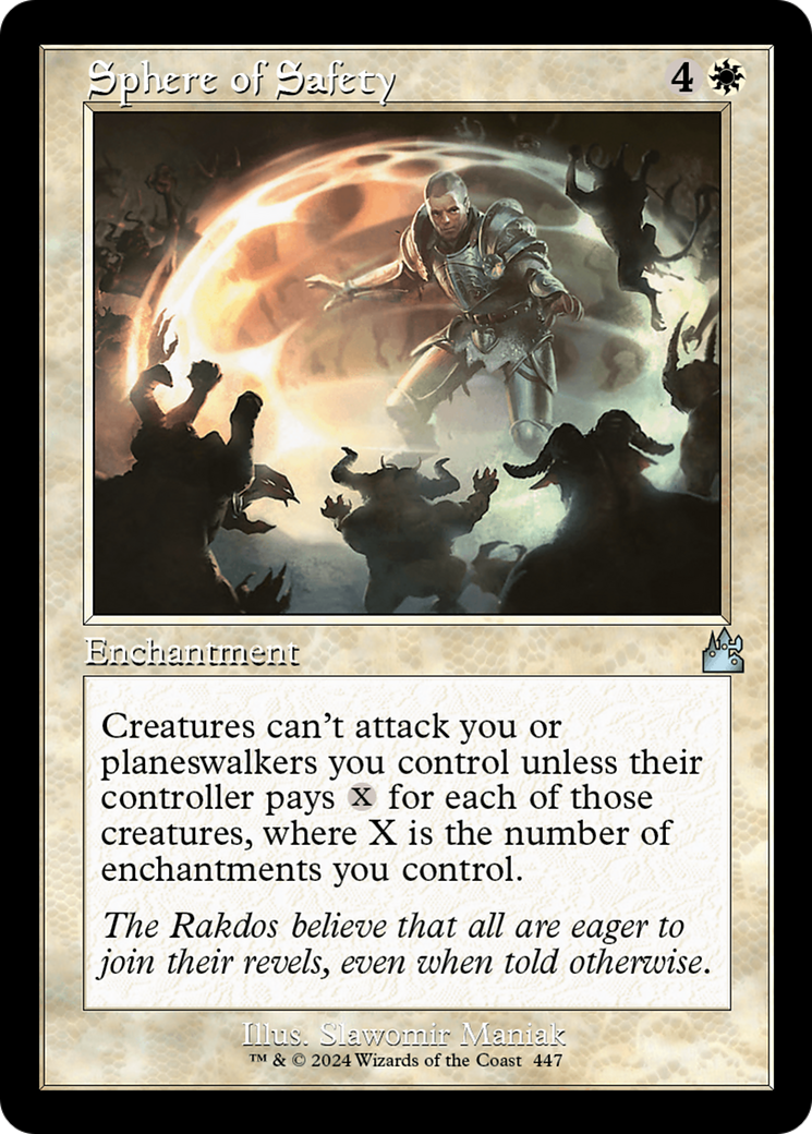 Sphere of Safety (Retro Frame) (RVR-447)  Foil - Ravnica Remastered