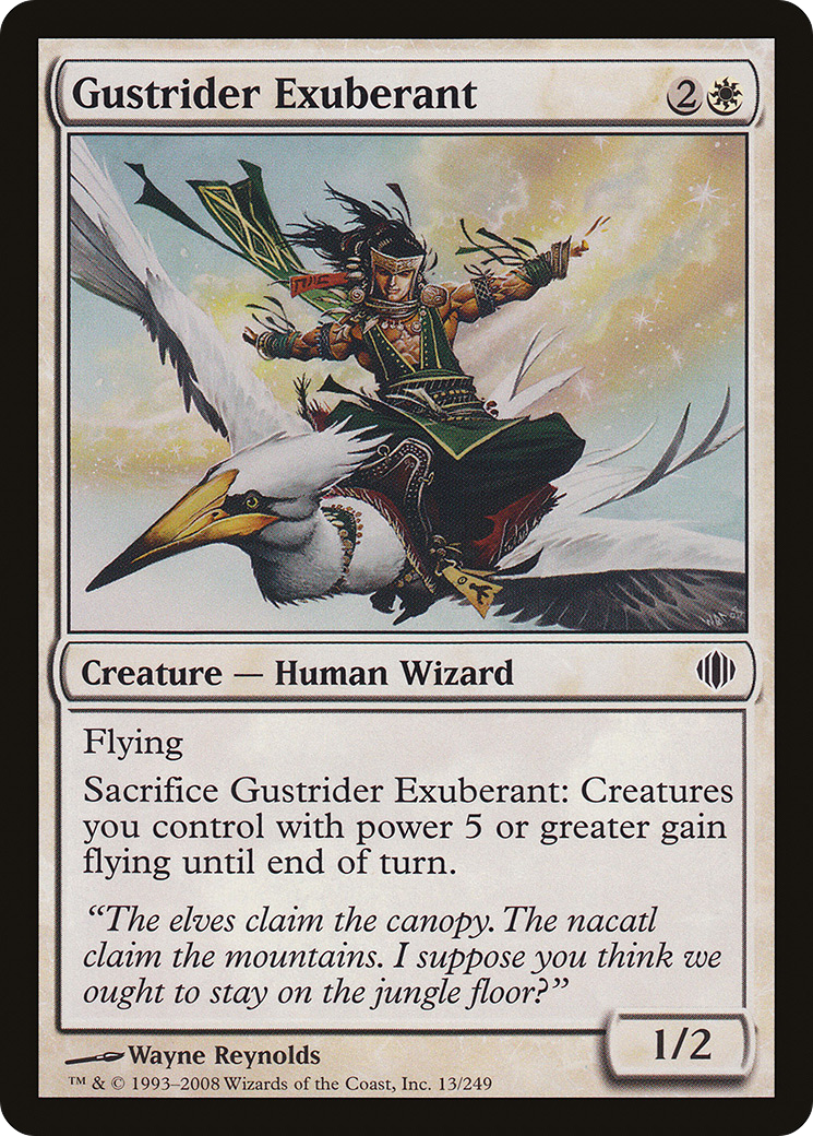 Gustrider Exuberant (ALA-013) - Shards of Alara