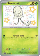 Toedscool 105/091  - Holofoil SV Paldean Fates - Shiny Rare
