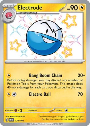 Electrode 134 - Holofoil SV Paldean Fates