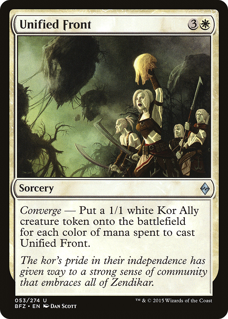 Unified Front (BFZ-053)  Foil - Battle for Zendikar