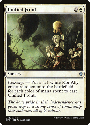 Unified Front (BFZ-053)  Foil - Battle for Zendikar