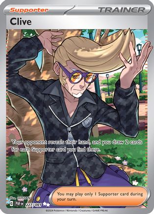 Clive 227/091 - Holofoil SV Paldean Fates