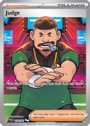 Judge 228 - Holofoil SV Paldean Fates