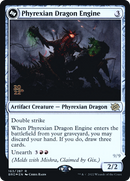 Phyrexian Dragon Engine (PRE-163)  Foil - The Brothers' War Promos