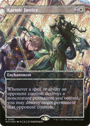 Karmic Justice (Anime Borderless) (Confetti Foil) (WOT-085)  Foil - Wilds of Eldraine: Enchanting Tales